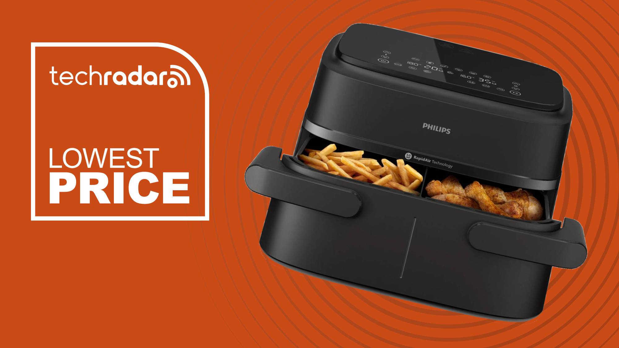 Philips dual-basket air fryer early Prime Day deal