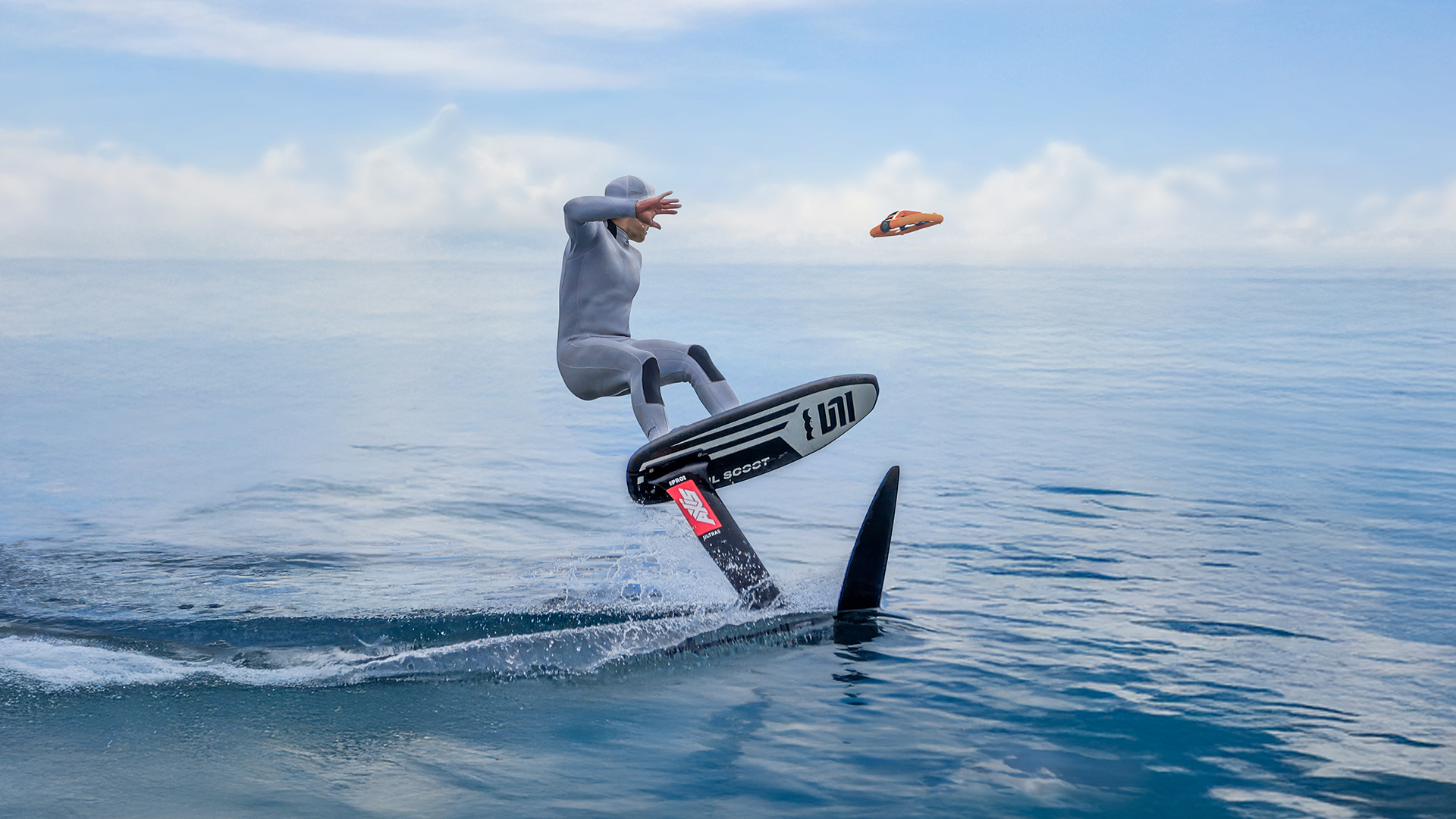 HoverAir's Aqua drone in action