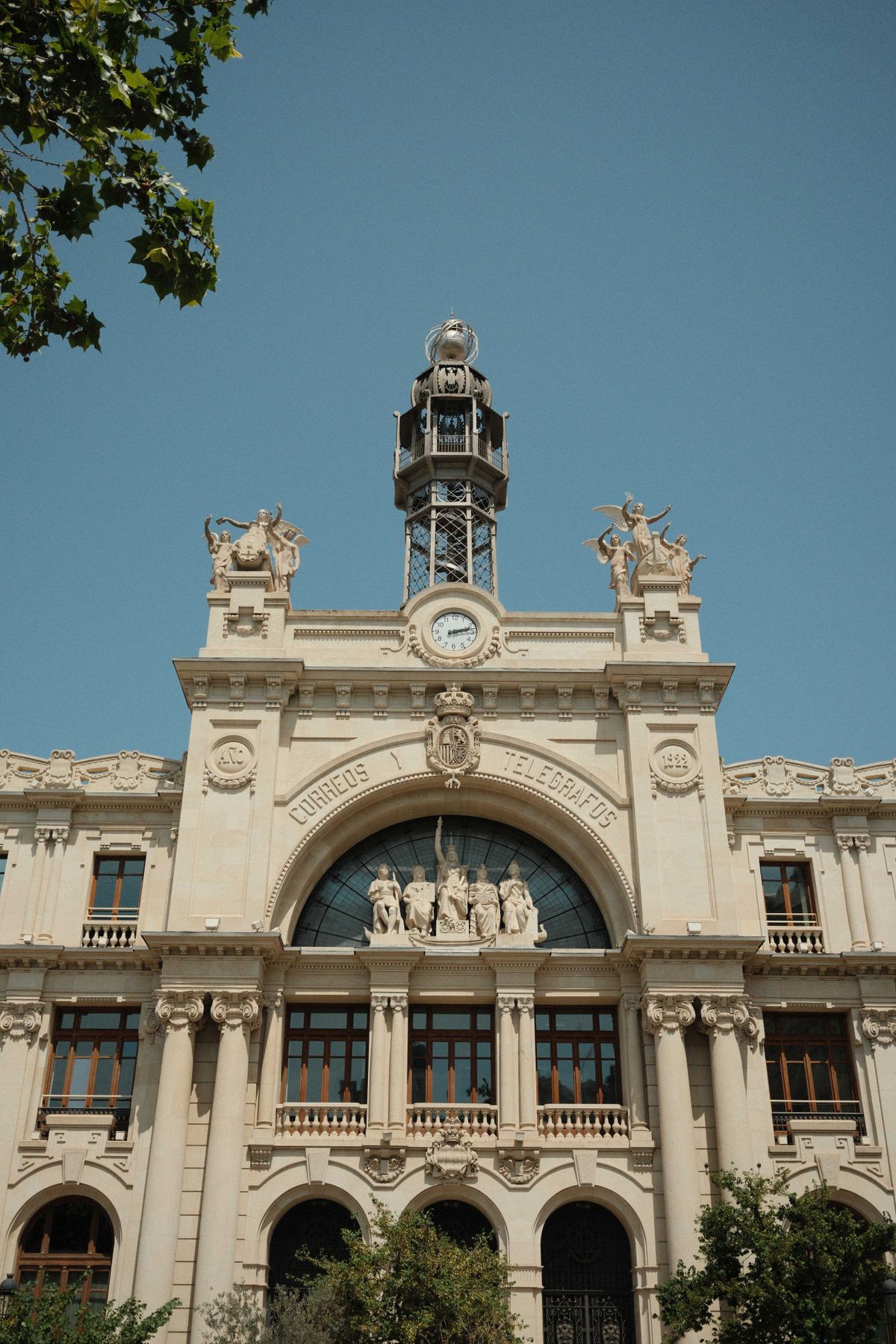 The exterior of Valencia post office