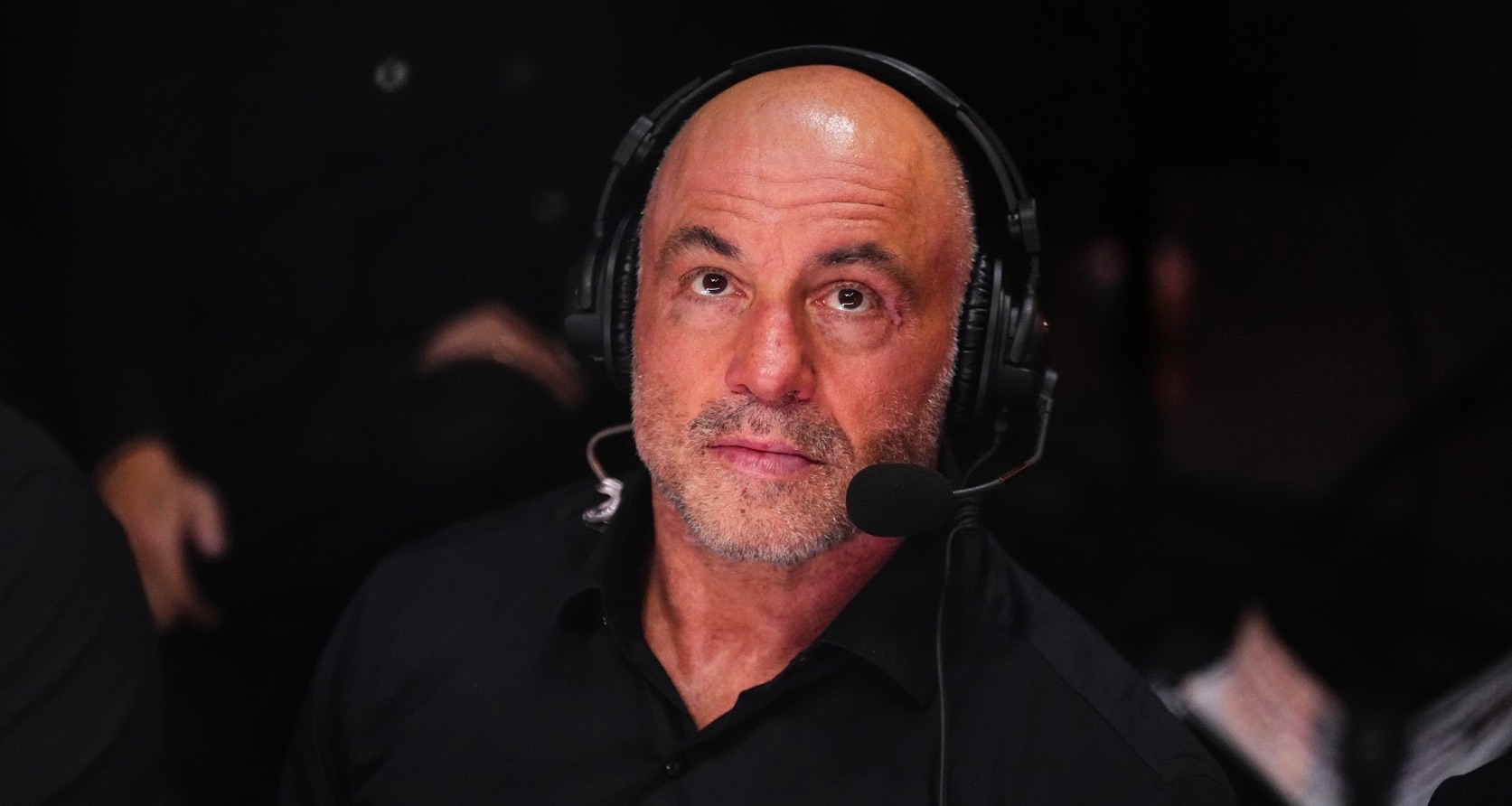 Joe Rogan looks on during the UFC 306 at Riyadh Season Noche UFC event at Sphere on September 14, 2024 in Las Vegas, Nevada