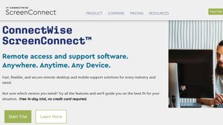 ConnectWise ScreenConnect website screenshot