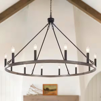 Moomal Farmhouse Chandelier: was $186 now $112 @ Home Depot