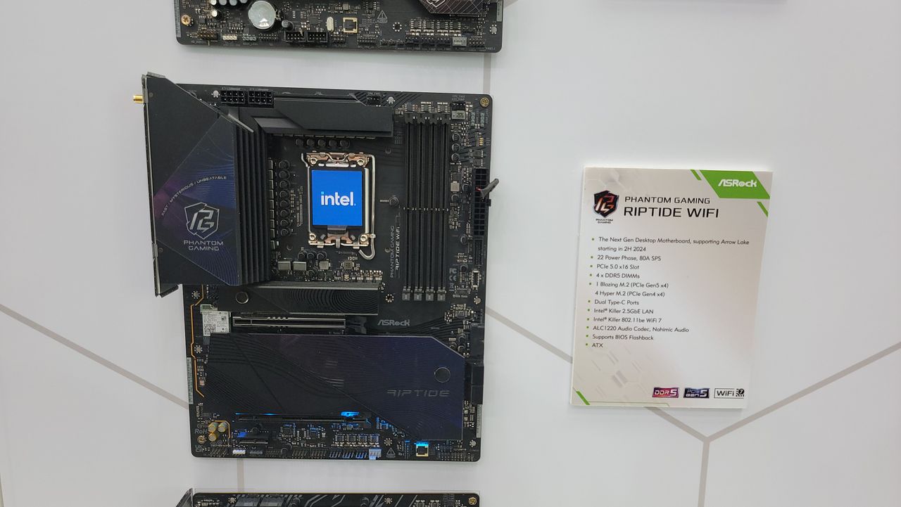 ASRock Arrow Lake-S Motherboards from Computex 2024
