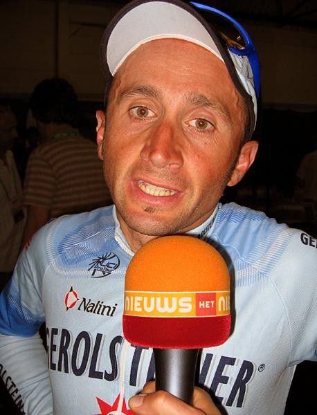 Davide Rebellin won the Fleche Wallonne for a second time on April 25.