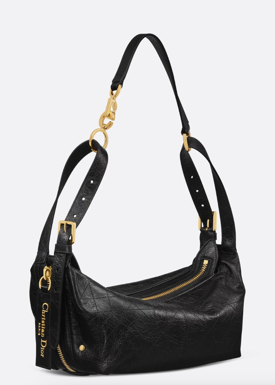 Dior, Small D-Journey Bag in Crinkled Calfskin