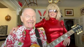 Toyah and Robert Fripp in their kitchen