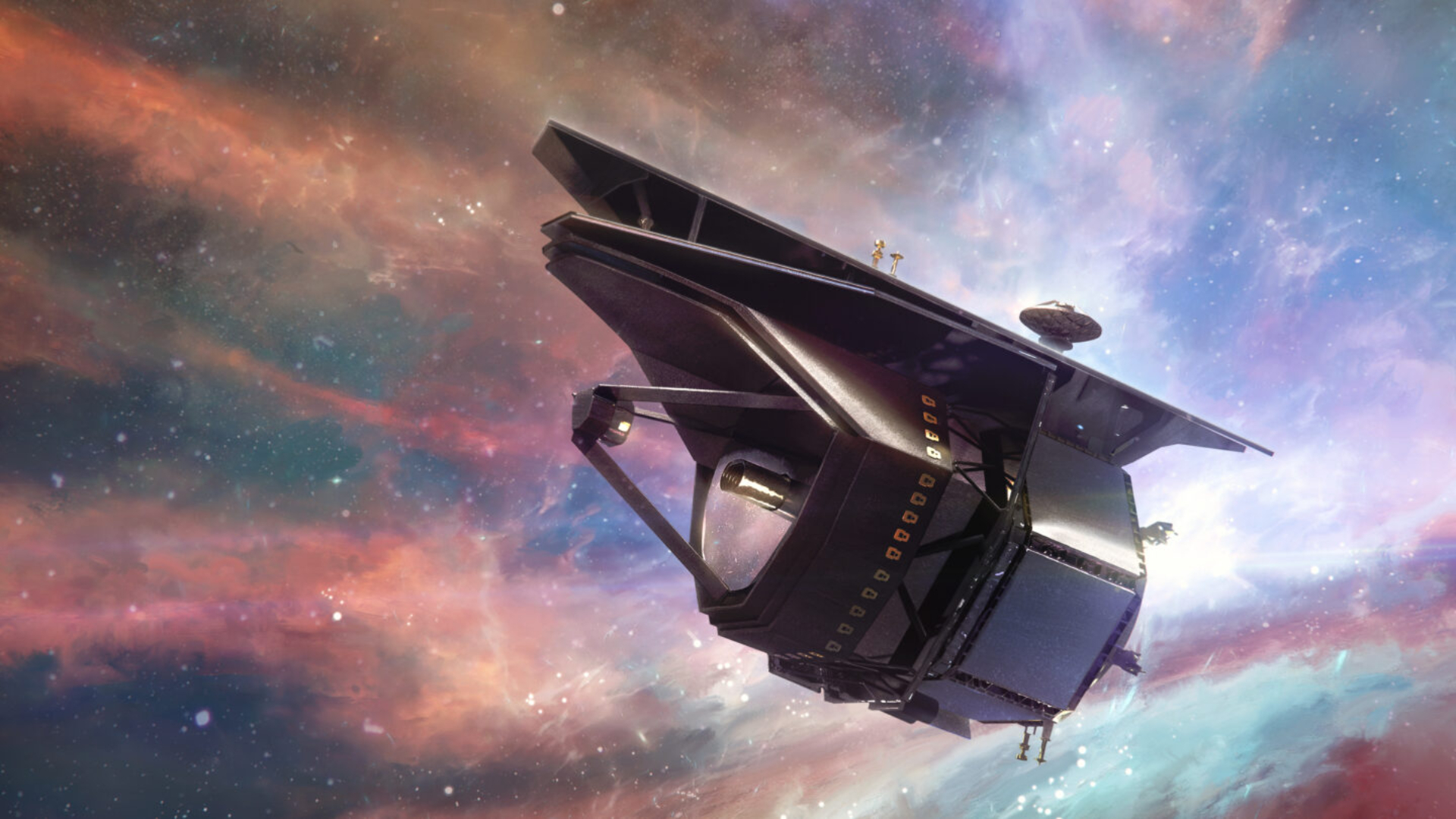An artistic illustration of NASA's upcoming PRIMA observatory. 