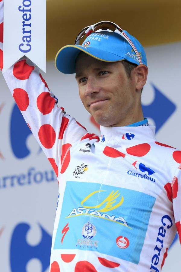 Frederik Kessiakoff (Astana) still leads the KOM standings after stage 13