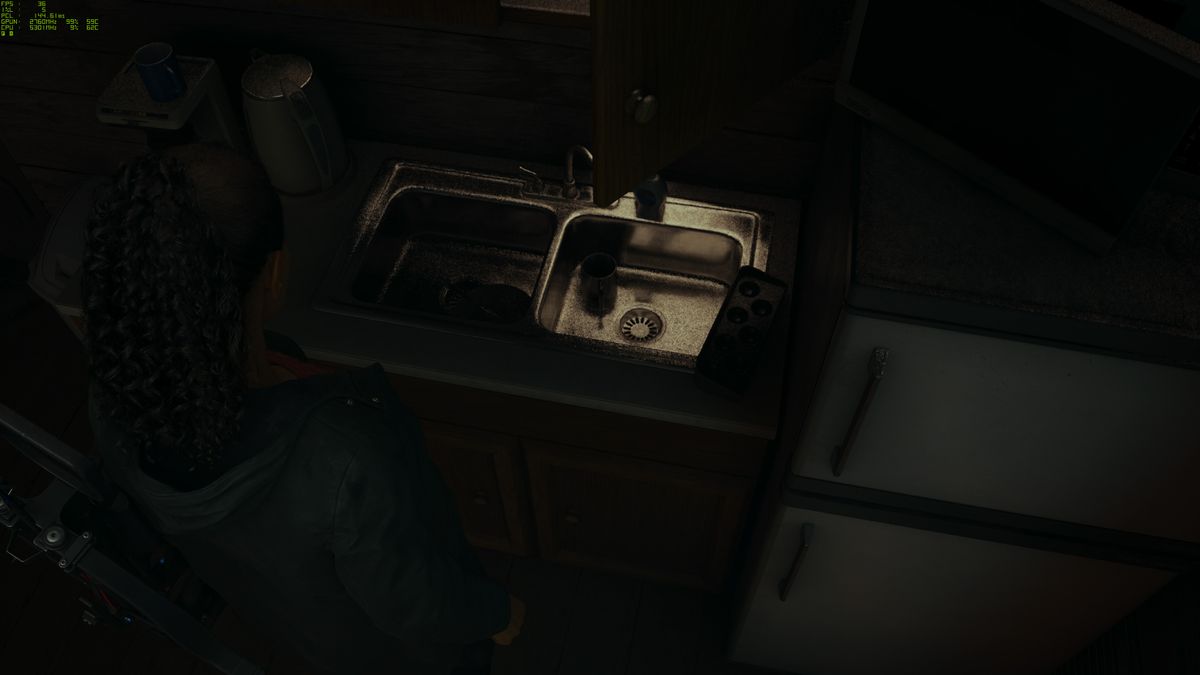 Alan Wake 2 image fidelity comparison screenshots
