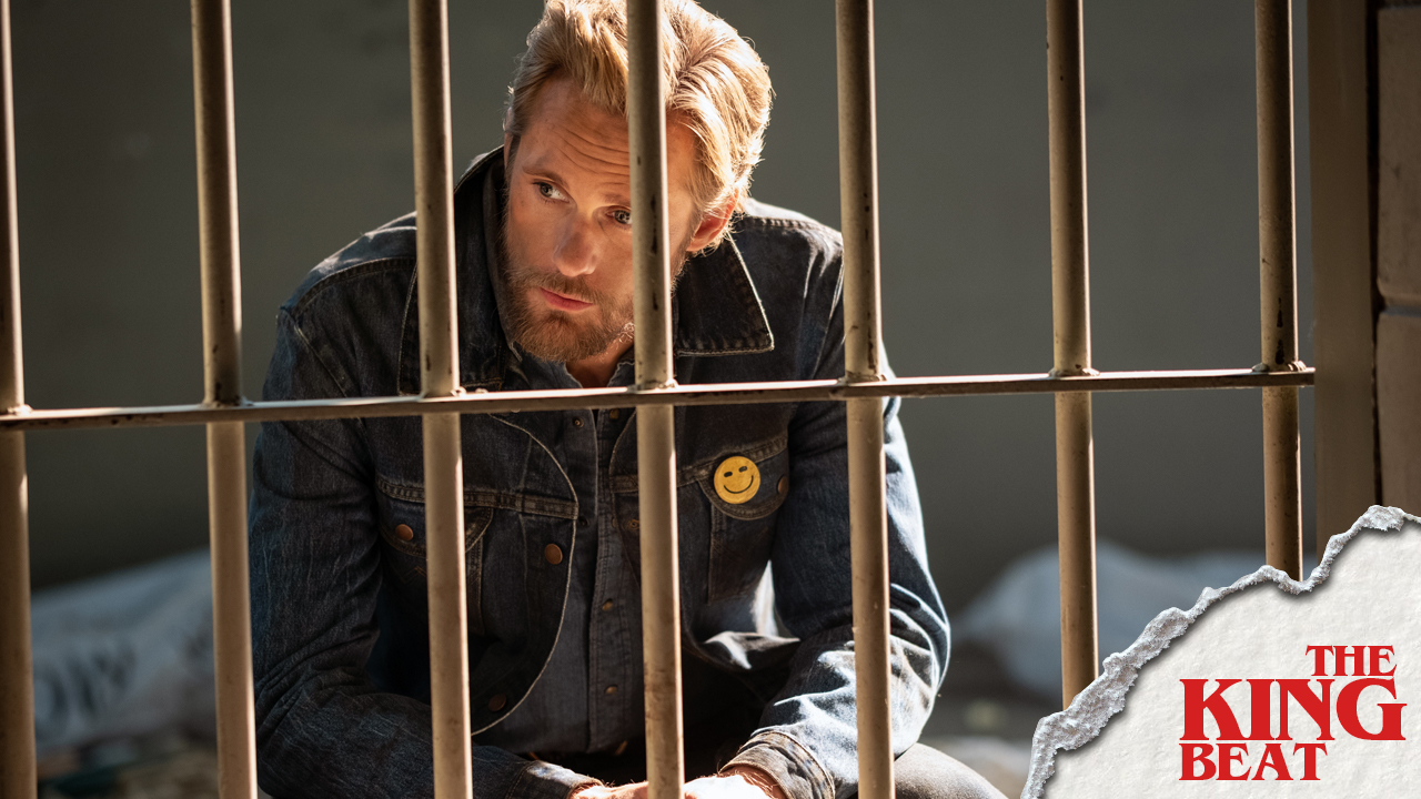 the stand alexander skarsgard randall flagg at prison the king beat
