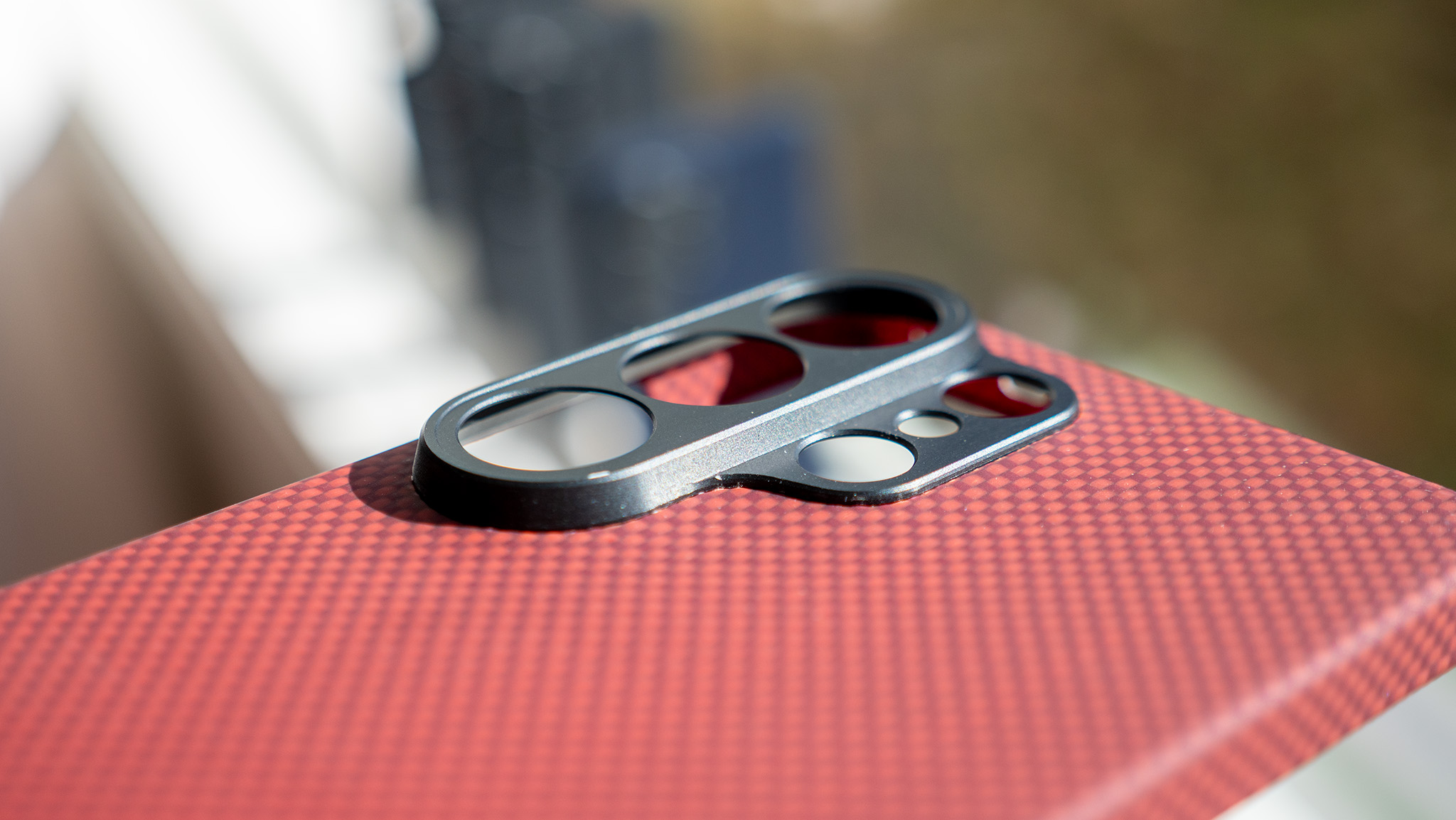 The camera island prote tor on Samsung Galaxy S26 Ultra cases from Thinborne