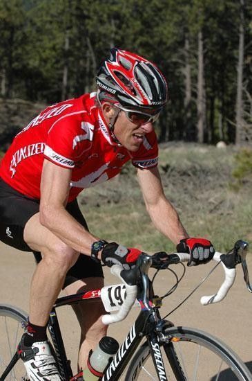 Racing in his beloved Boulder