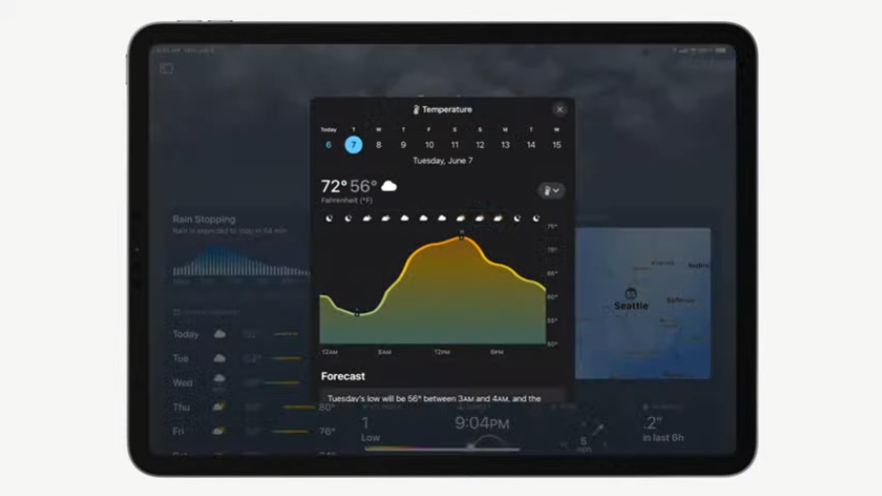 Screenshots von der WWDC 2022