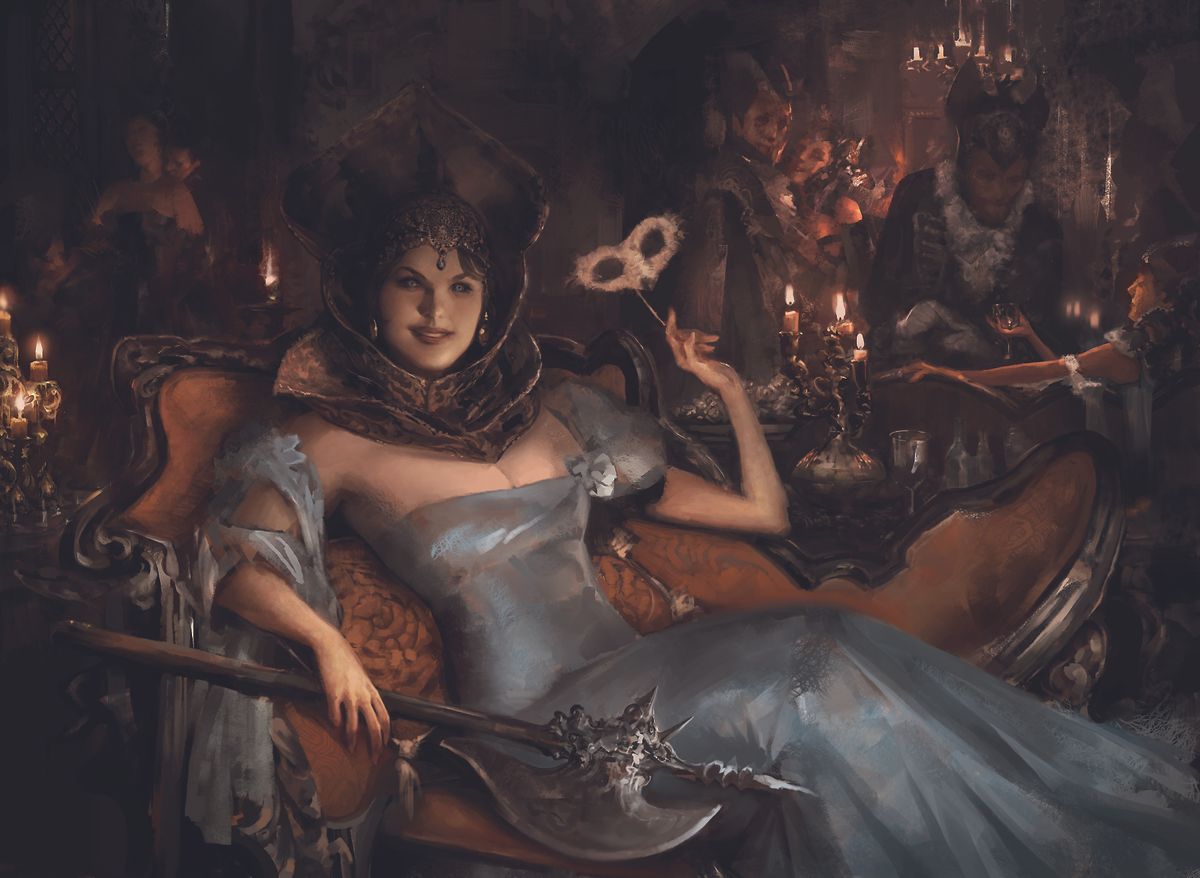 Lee mainly relied on traditional paintings as source material, even for clothing and weaponry