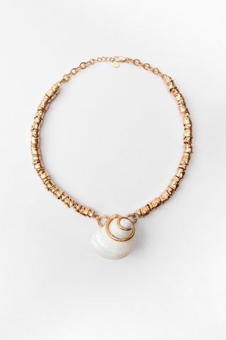 Metal Shell Necklace