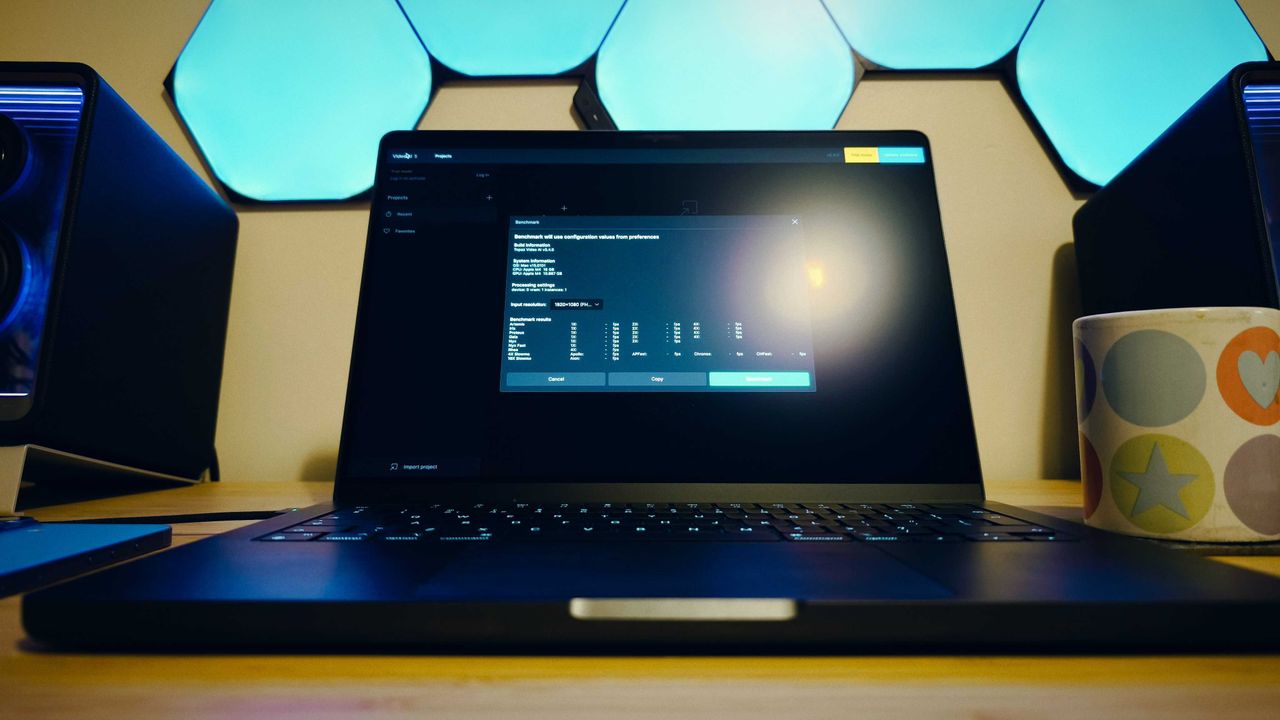 A MacBook Pro 14 (M4, 2024) on a desk