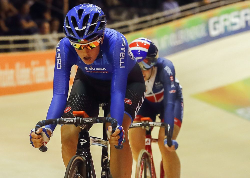 Italy's Maria Giulia Confalonieri finished 3rd in the elimination race