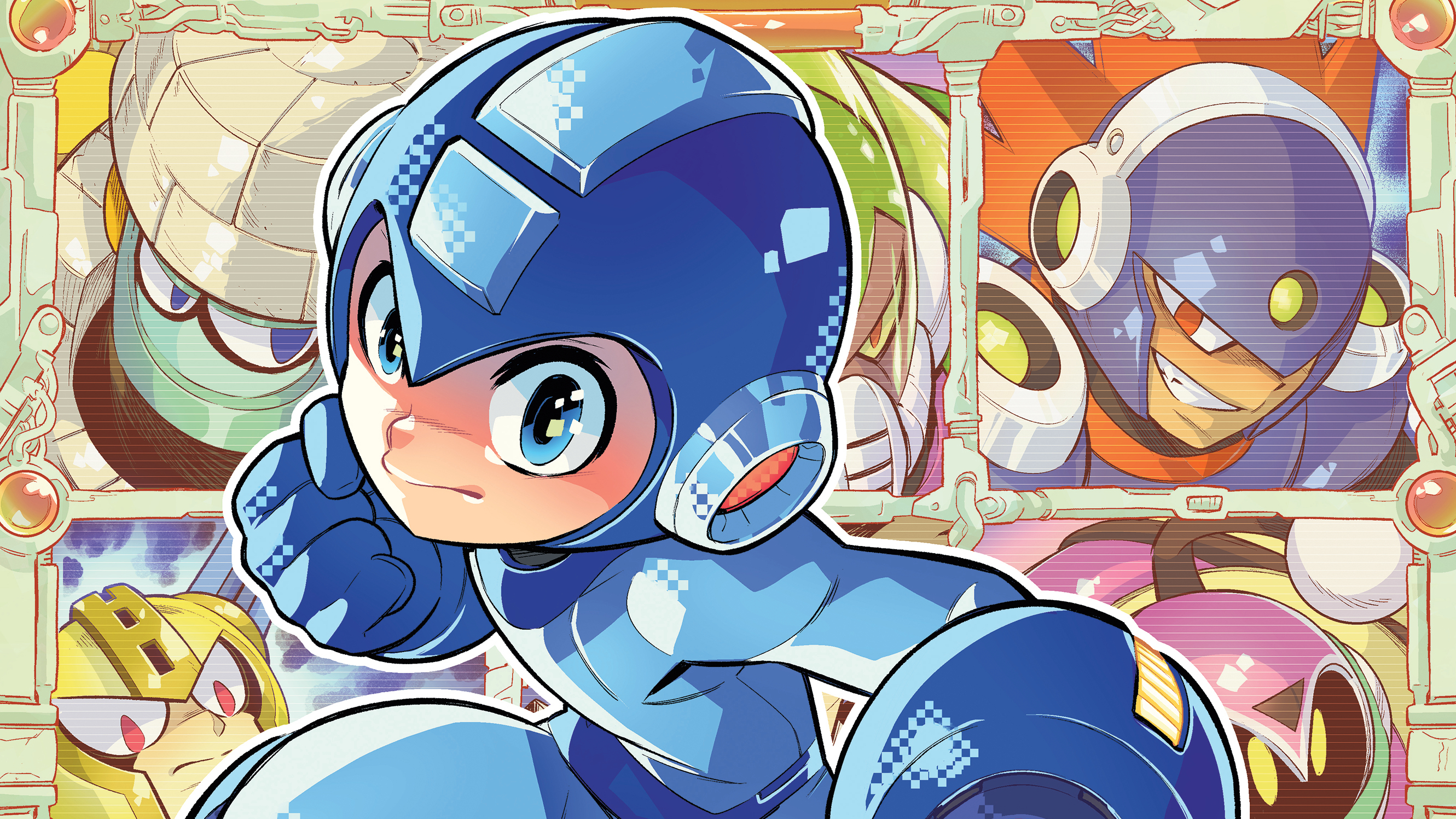Mega man drawing