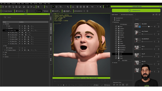 Animation of Lewis Capaldi in 3D software