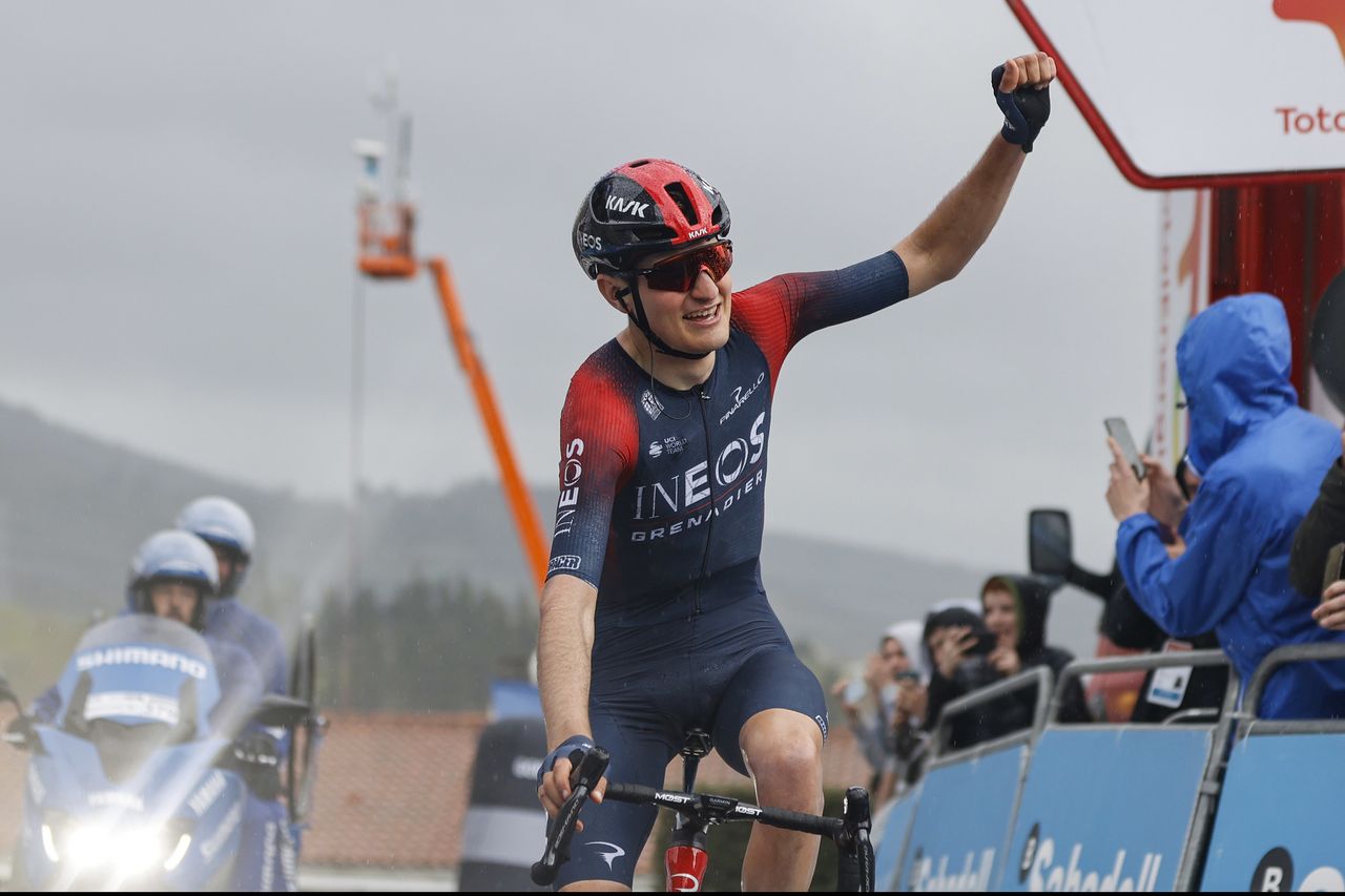 Itzulia Basque Country 2022 - 61st Edition - 5th stage Zamudio - Mallabia 163,8k m - 08/04/2022 - Carlos Rodriguez (ESP - INEOS Grenadiers) - photo Luis Angel Gomez/SprintCyclingAgency&Acirc;&copy;2022