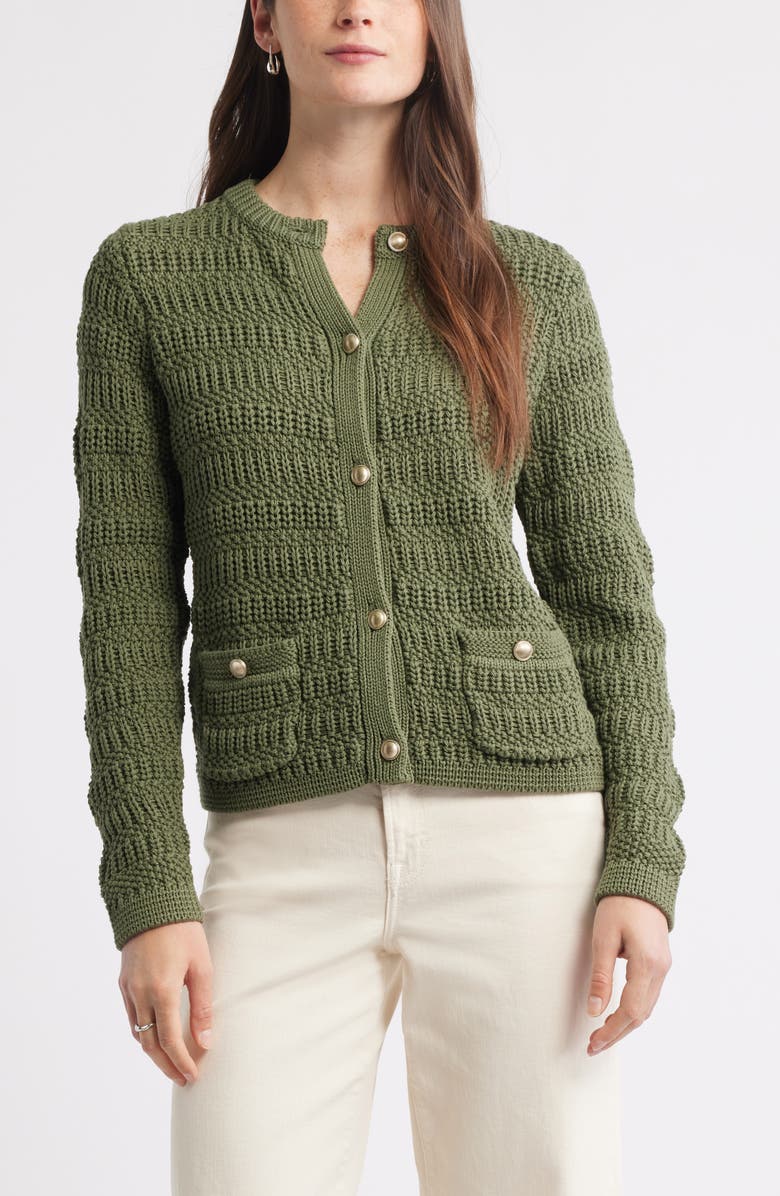 Textured Sweater Jacket
