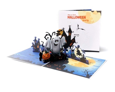 Halloween inbjudningskort