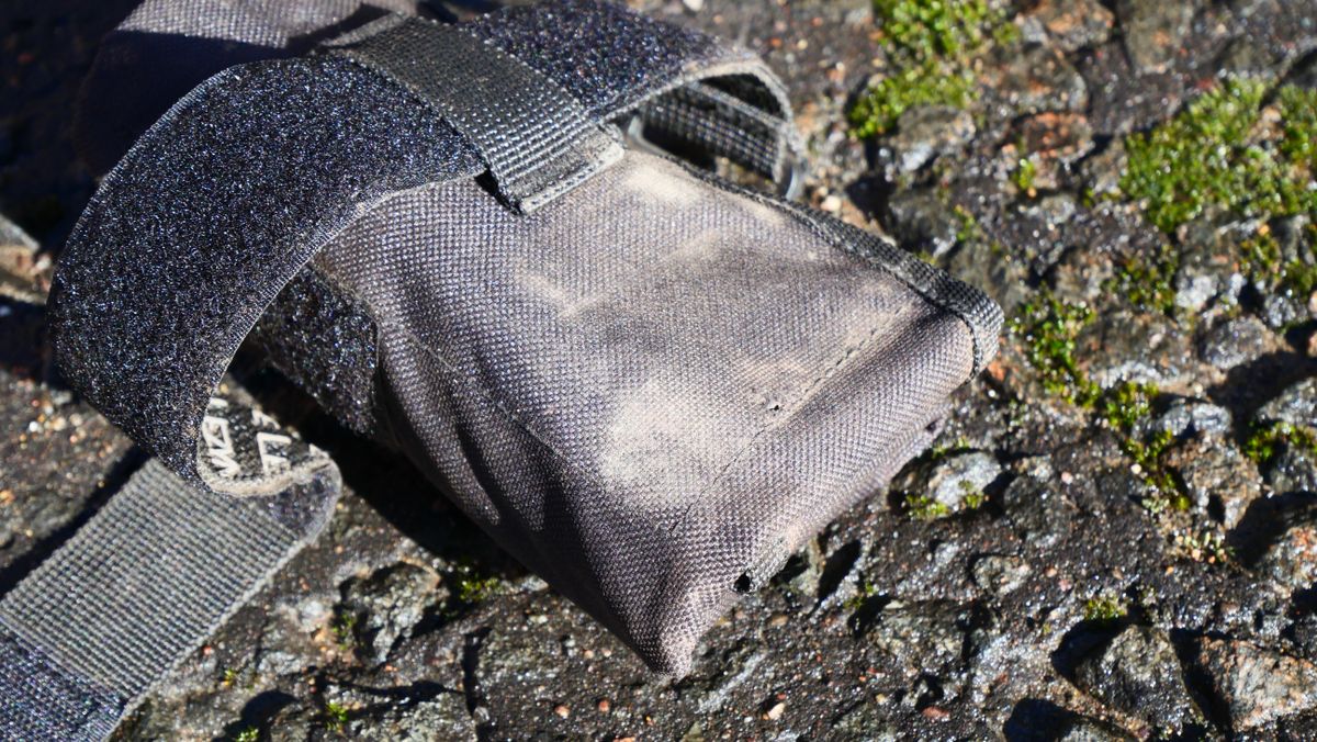 Wear marks on the back of the Lezyne Roll Caddy