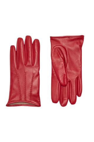 Banana Republic Cashmere-Lined Short Leather Gloves