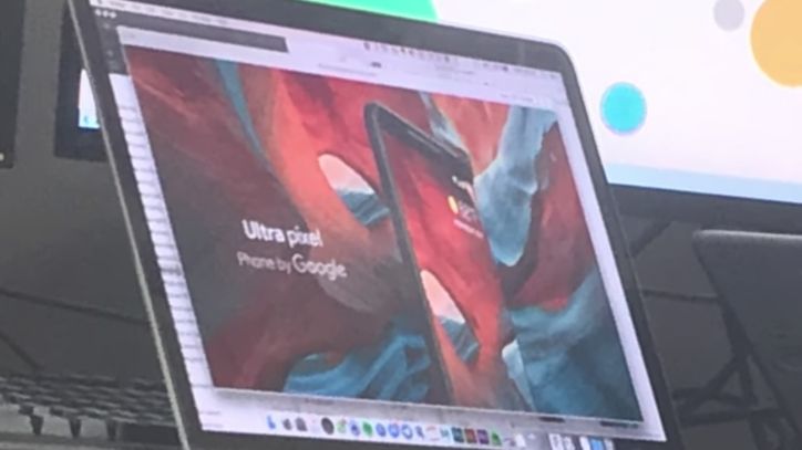 The 'Ultra pixel' could be a third pixel, but it's probably just the Pixel 2 XL. Credit: Mrwhosetheboss