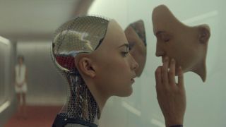 Alicia Vikander in Ex Machina, another movie about an android gaining human feelings.