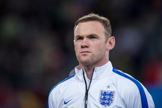 Wayne Rooney of England lines up ahead of the friendly match against Italy in Turin, March 2015