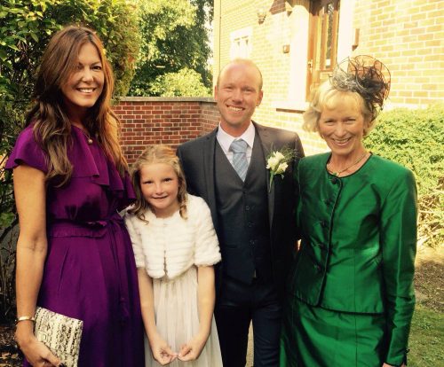 With my aunt, galmourous cousin and her daughter