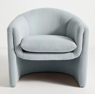 linen accent chair