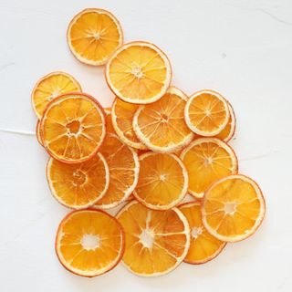 pile of dried orange slices