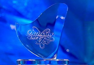 The contestants competed for the coveted Dancing On Ice trophy