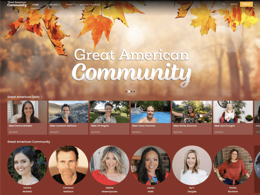 Great American Community App Launches Next TV