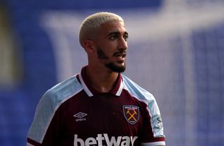 West Ham United’s Said Benrahma during the pre-season friendly match at the Select Car Leasing Stadium, Reading. Picture date: Wednesday July 21, 2021