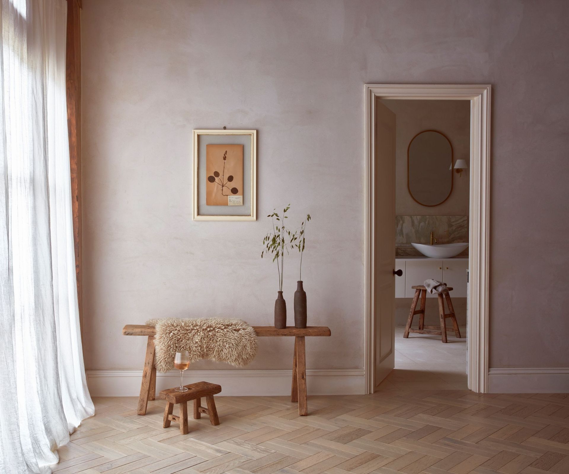 Modern Mediterranean bathroom