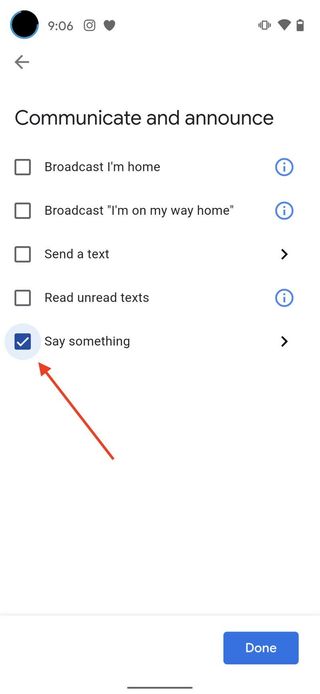 Create Google Assistant Routine Step