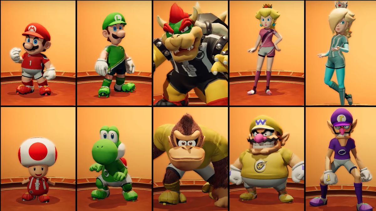 Mario Strikers Battle League datamine reveals 10 DLC characters