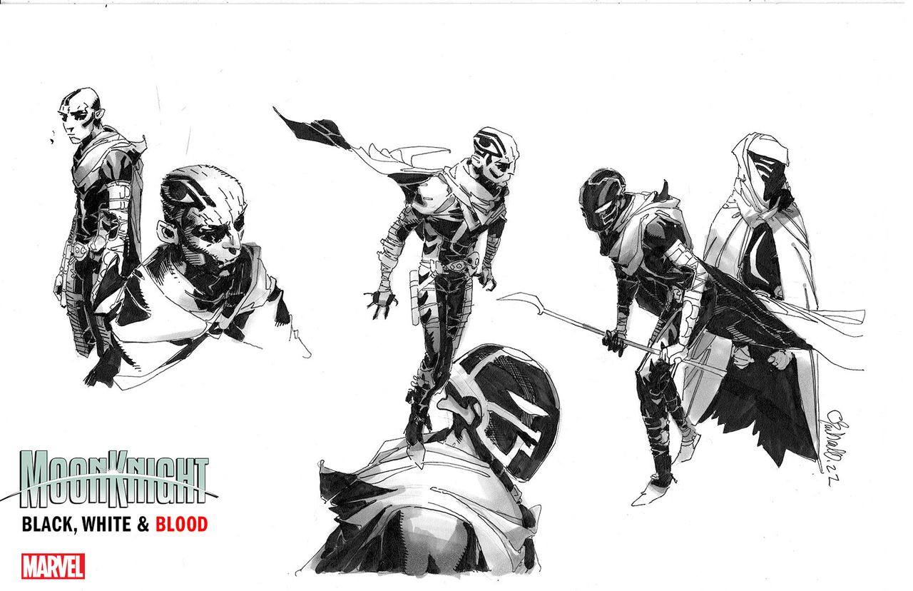 Moon Knight: Black, White &amp; Blood #1