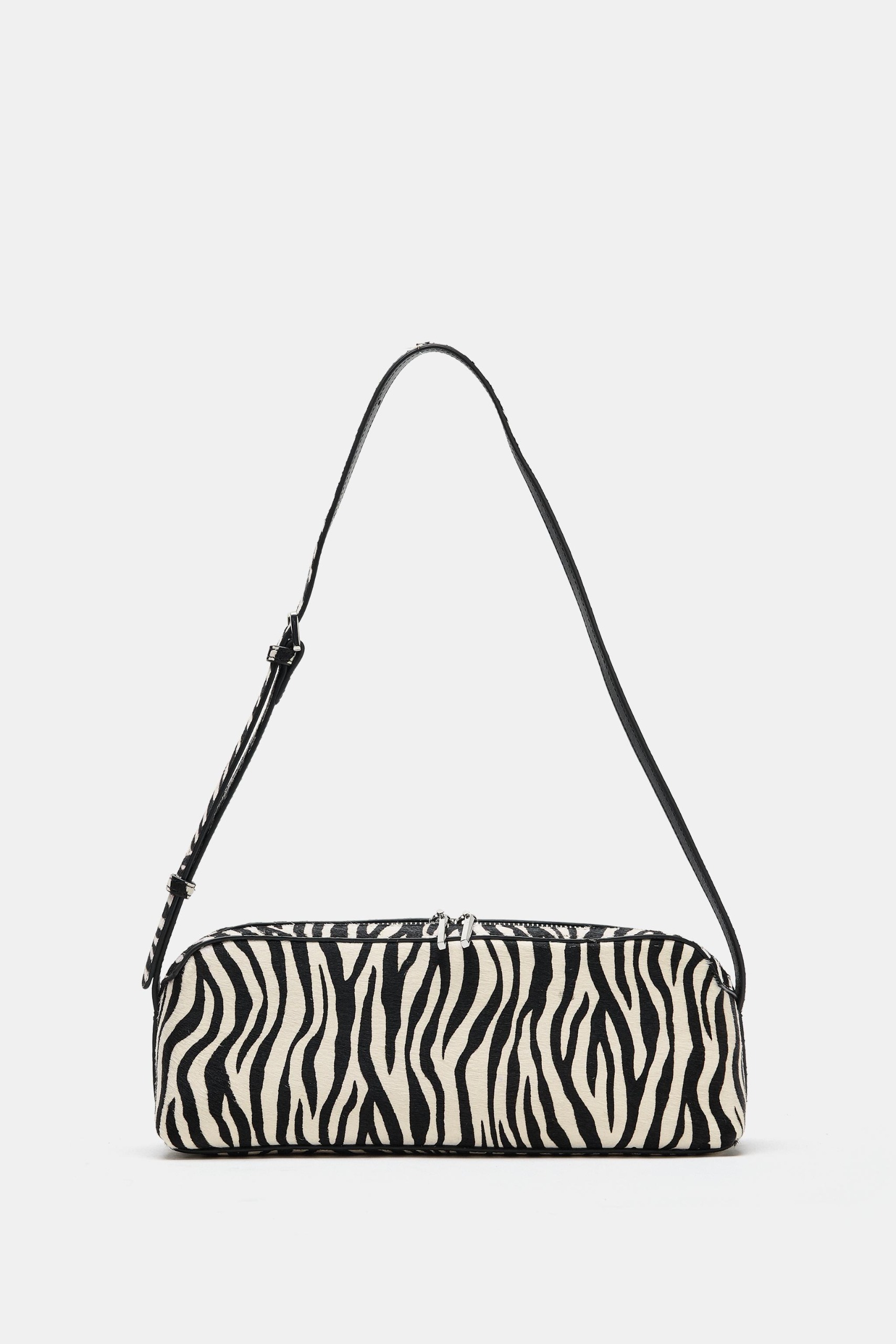 Animal Print Shoulder Bag - Zebra - One Size Only