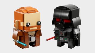 LEGO Obi-Wan Kenobi and Darth Vader BrickHeadz