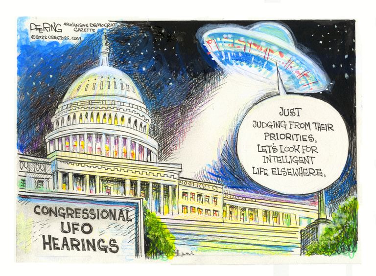 7 cartoons about congressional UFO hearings The Week