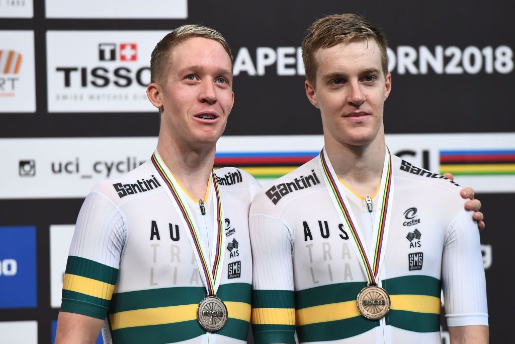 Cam Meyer and Callum Scotson took the bronze in the Madison