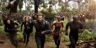 Avengers Infinity war Winger Soldier War Machine Black Widow Captain America Hulk Okoye Black Panthe