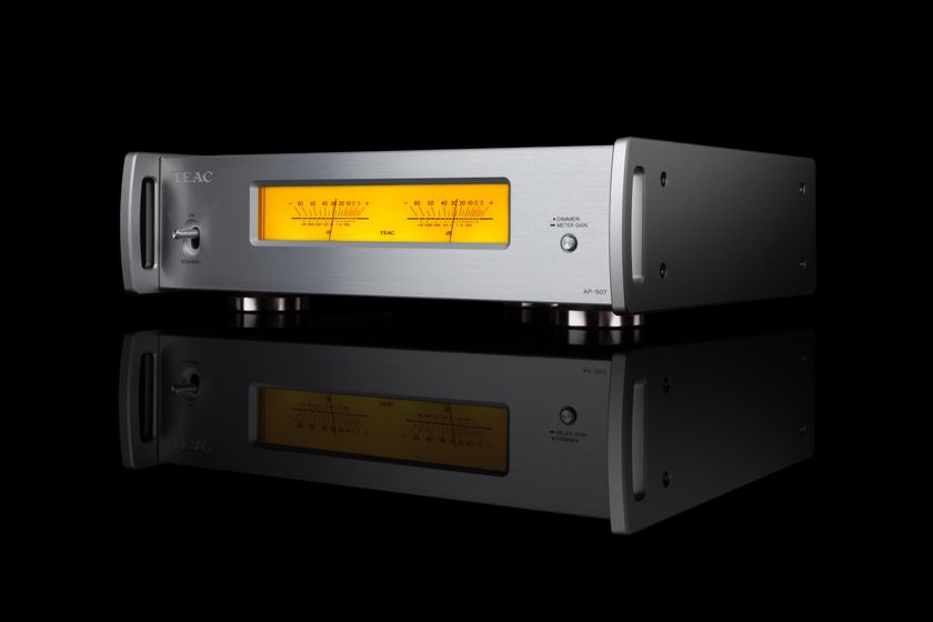 TEAC AP-507 power amplifier in black/silver finish