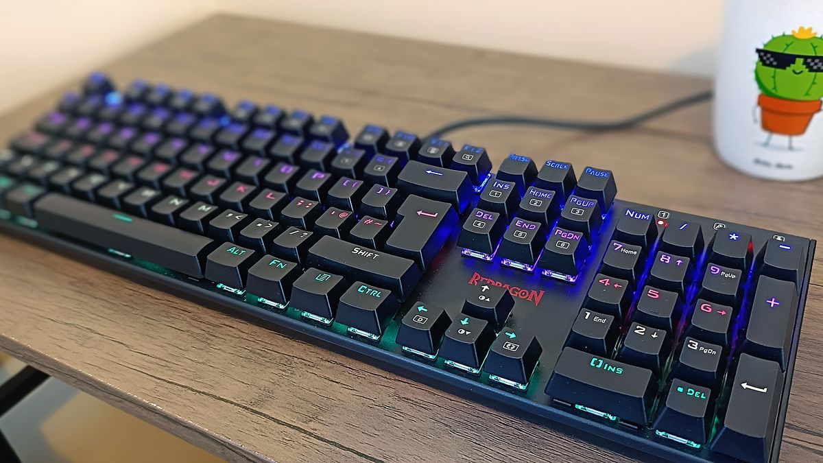 Redragon Rudra review: budget gaming keyboard is tall, dark and handsome