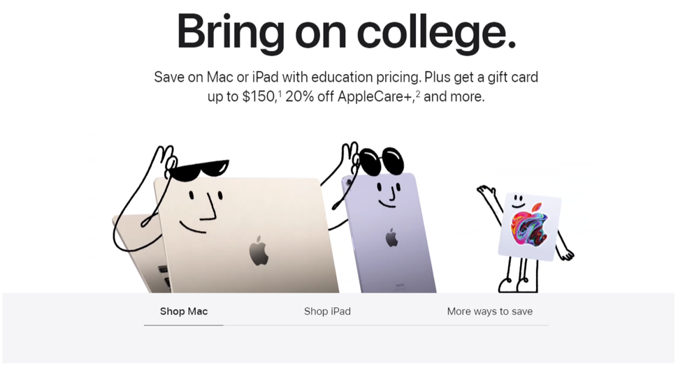 Apple student discount how to save money for backtoschool 2024 TechRadar