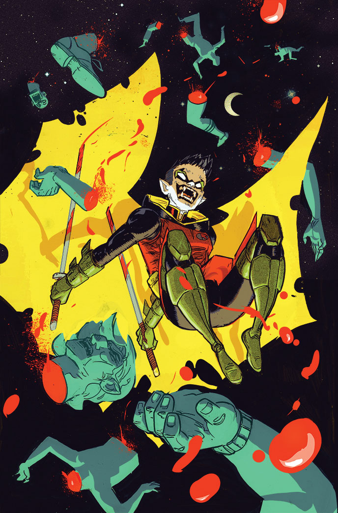 Hostilities break out in the first issue of DC vs. Vampires: World War V - and it's all Damian Wayne's fault